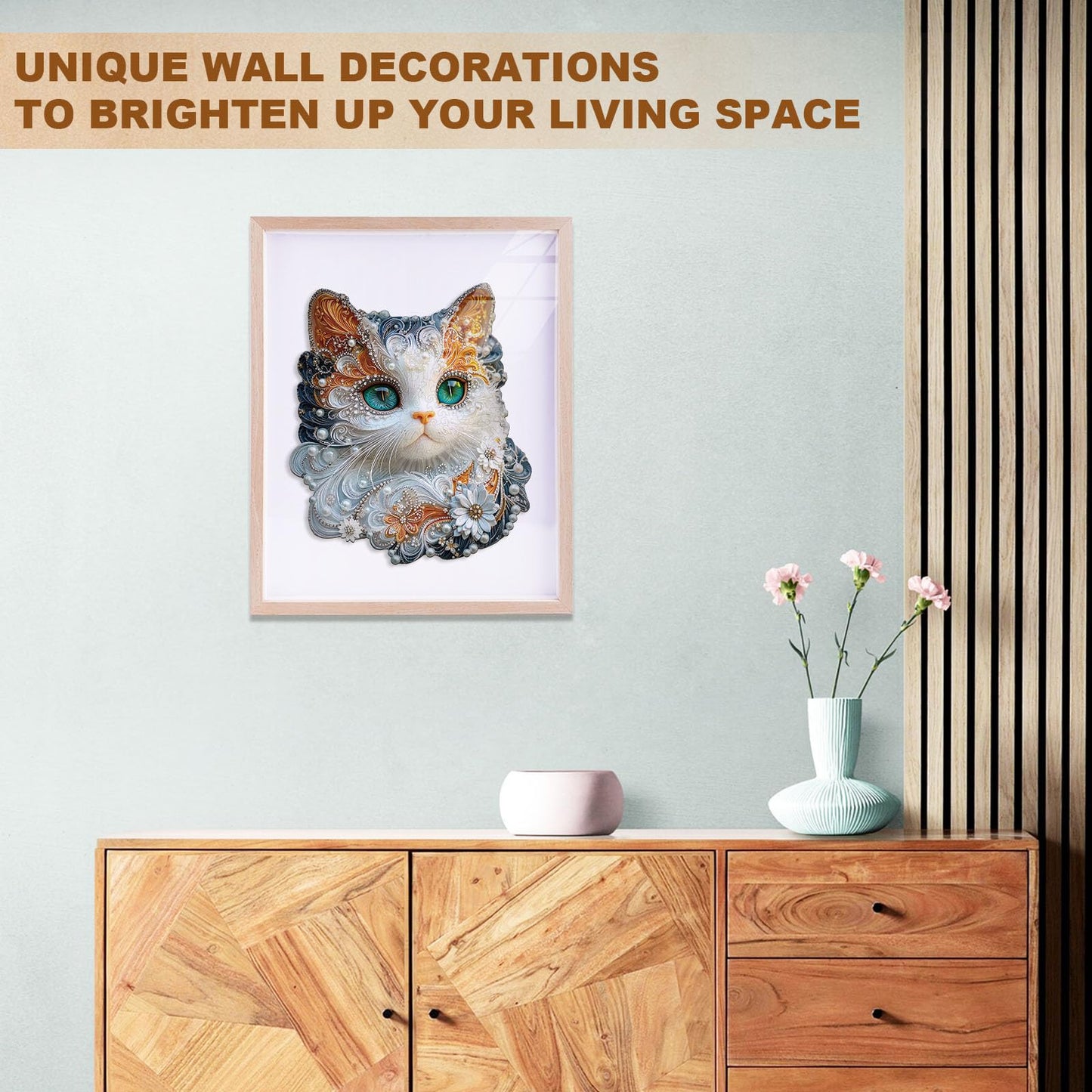 Jewelry Kitten Wooden Jigsaw Puzzle