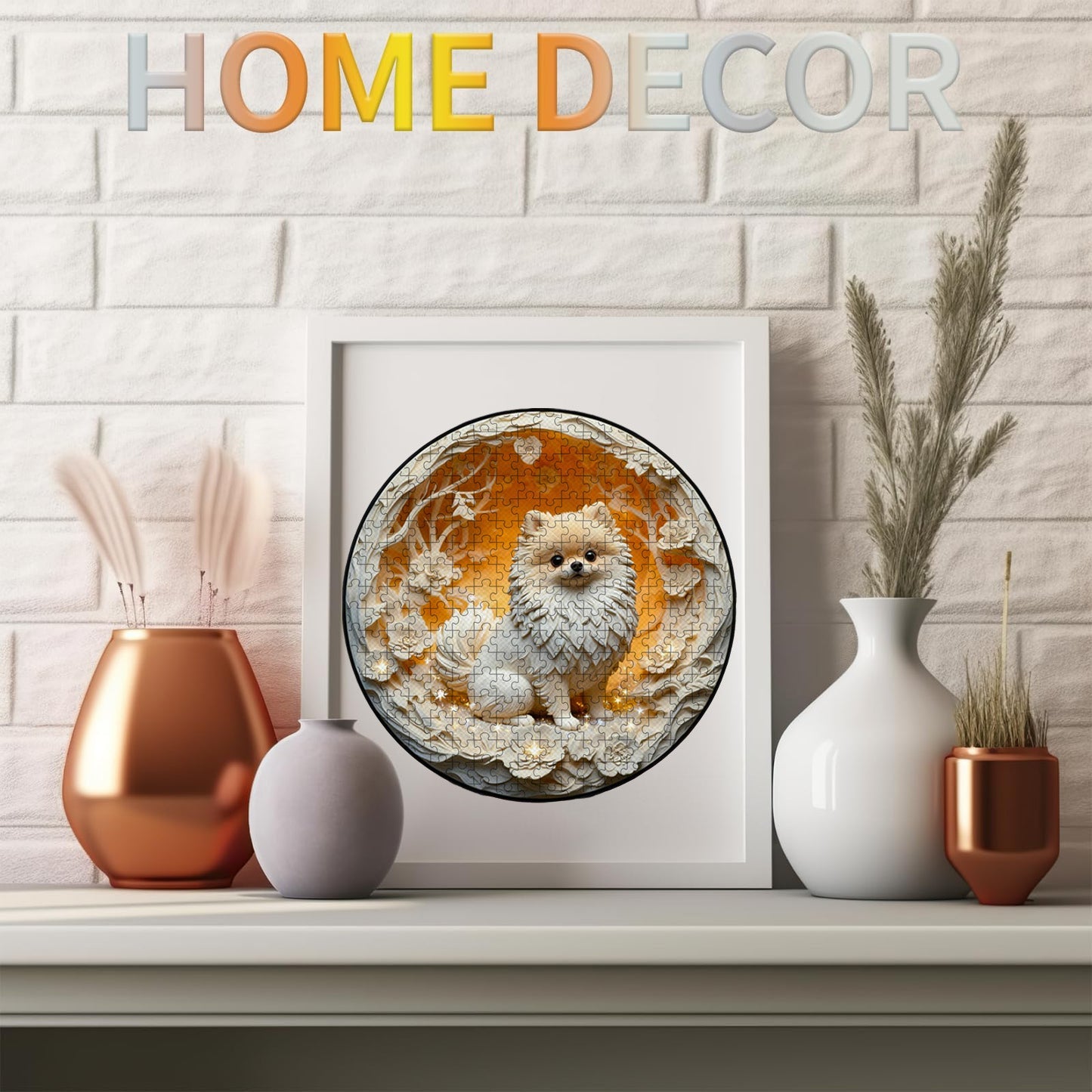 Puppy Wooden Jigsaw Puzzle