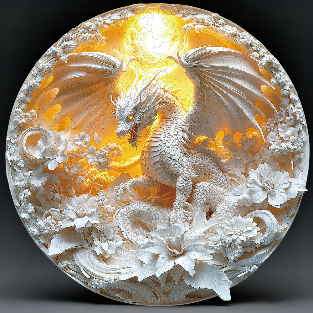 Fierce Dragon Wooden Jigsaw Puzzle